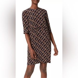 HOBBS LONDON Ingrid Pleated Waist Dress - Size US 8